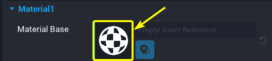 Double Click on Material Icon